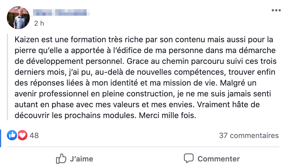 KAIZEN | Formation continue en développement personnel