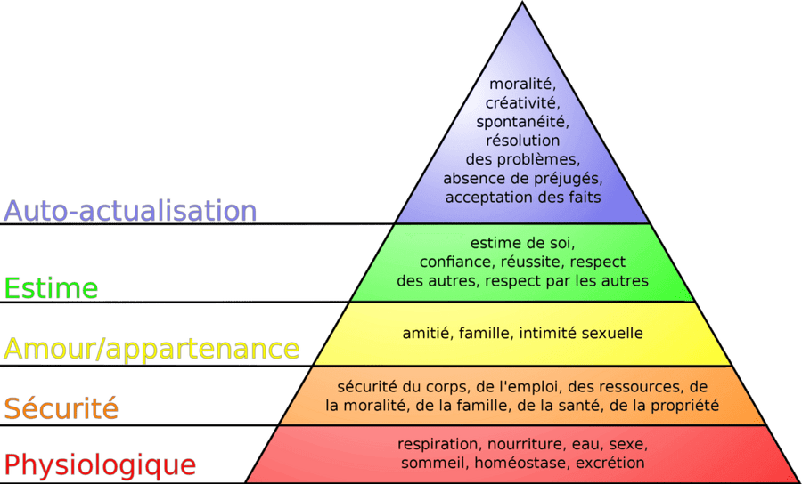Pyramide de maslow : La hiérarchie des besoins selon Abraham Maslow
