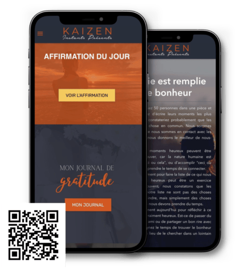 Application mobile Journal de gratitude